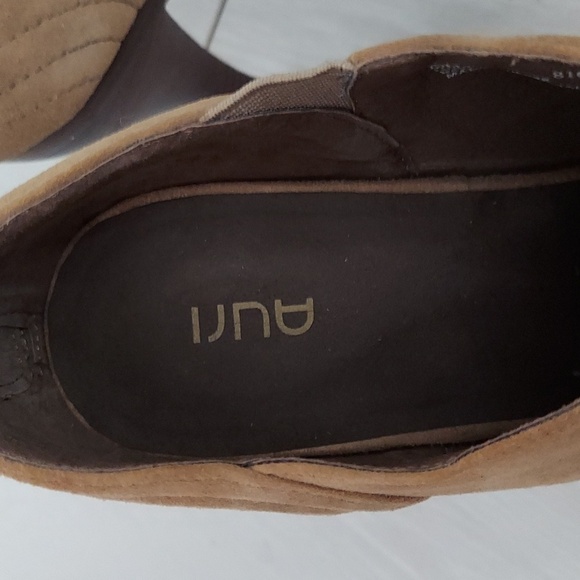 Auri platform high heel boots brown suede 38/8 - Picture 3 of 7